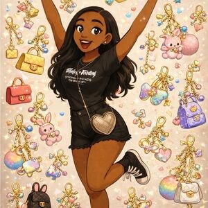 BAG CHARM GALORE ⛓️💗👜💎